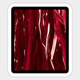 Red kelp - bloody halloween - nature photography Sticker